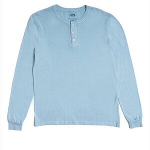 Original Paperbacks Turquoise Long Sleeve Henley